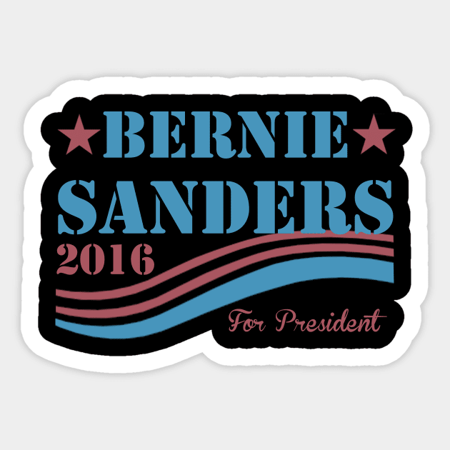 Bernie Sanders For President Sticker by ESDesign